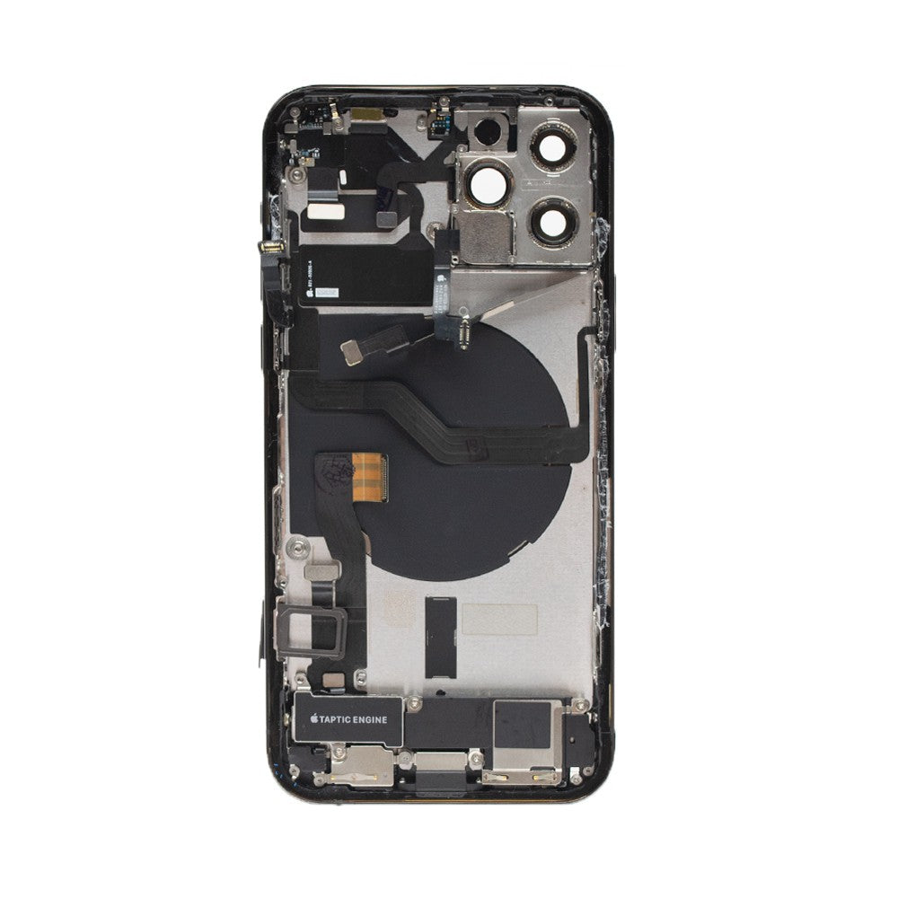 Rear Housing with Full Set Parts for iPhone 12 Pro-Graphite (Purple) Rear Housing with Full Set Parts for iPhone 12 Pro-Graphite (Purple)